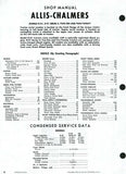 Allis Chalmers MODELS 210 Tractor Service Repair Manual