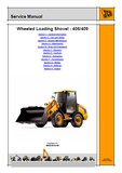 JCB 409 WHEELED LOADER Service Repair Manual SN：02153271-02154271