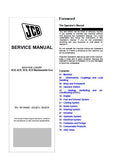 JCB 4CX Backhoe Loader Service Repair Manual S/N: from 2254521 to 2274521