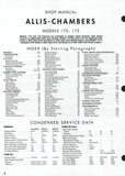 Allis Chalmers Models 170 Tractor Service Repair Manual