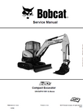 Bobcat E20Z Compact Excavator Service Repair Manual (S/N B4PH11001 and Above)