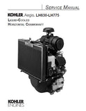 Kohler Aegis LH690 liquid cooled horizontal crankshaft engine Service Repair Manual