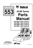 BOBCAT 543 SKID STEER LOADER Service Repair Manual S/N 501111999 & Below