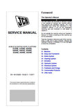 JCB S4046E MOBILE ELEVATING WORK PLATFORM Service Repair Manual S/N: 2532501 and up