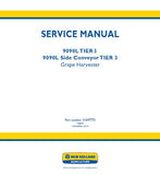 New Holland 9090L Side Conveyor TIER 3 Grape Harvester Service Repair Manual (Part number 51697775)
