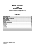 Massey Ferguson 9895 Rotary Combine Service Repair Manual
