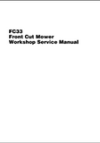 Massey Ferguson FC33 Front Cut Mower Service Repair Manual