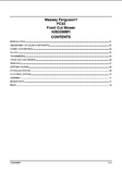 Massey Ferguson FC33 Front Cut Mower Service Repair Manual