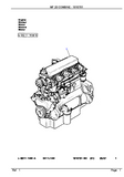 Massey Ferguson MF 20 COMBINE Parts Catalogue Manual