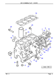 Massey Ferguson MF 8 COMBINE, PLOT Parts Catalogue Manual