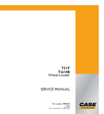 CASE 721F XT Wheel Loader Service Repair Manual