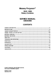 Massey Ferguson 9565 Rotary Combine Service Repair Manual