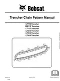 Bobcat LT313 Trencher Chain Pattern Service Repair Manual