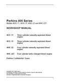 JCB Perkins 400 Series (Models 403C-11) Engine Service Repair Manual