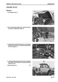 Komatsu WH609-1E0 Telescopic Handler Service Repair Manual SN: 395F61003 and up