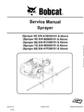 Bobcat Sprayer 60 Service Repair Manual S/N B13300101 And Above