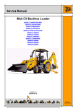 JCB MIDI CX BACKHOE LOADER Service Repair Manual SN（1327001 to 1349999）