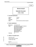 LIEBHERR R918 -1309 Hydraulic Excavator Service Repair Manual