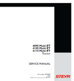 STEYR 4105 Multi ET Tractor Service Repair Manual