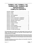 CASE IH FARMALL 65C Tractor Service Repair Manual