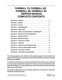 CASE IH FARMALL 70 Tractor Service Repair Manual