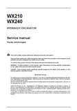 CASE WX240 Hydraulic Excavator Service Repair Manual