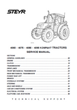 STEYR 4065 KOMPAKT TRACTOR Service Repair Manual