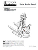 Toyota 7BWS10 Electric Walkie Low-Lift Pallet Truck Service Repair Manual