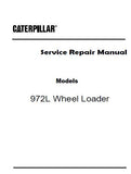 Caterpillar Cat 972L Wheel Loader (Prefix RFB) Service Repair Manual (RFB00001 and up)