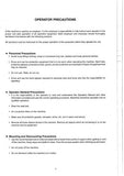 Takeuchi TB025 Compact Excavator Operator manual