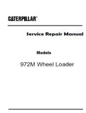 Caterpillar Cat 972M Wheel Loader (Prefix JPR) Service Repair Manual (JPR00001 and up)