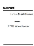 Caterpillar Cat 972M Wheel Loader (Prefix WGN) Service Repair Manual (WGN00001 and up)