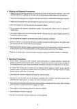 Takeuchi TB035 Compact Excavator Operator manual