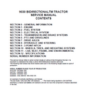 Ford 9030 Bidirectional Tractor Service Repair Manual