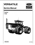 Ford Versatile 1150 Tractor Service Repair Manual