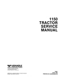 Ford Versatile 1150 Tractor Service Repair Manual