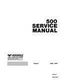 Ford Versatile 500 Tractor Service Repair Manual