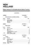 New Holland TD90 Tractor Service Repair Manual