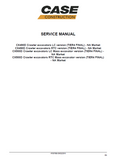 CASE CX500D Tier 4B (final) Crawler Excavator Service Repair Manual