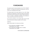 Toyota 52-6FGCU20 Forklift Service Repair Manual