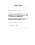 Toyota 52-6FGCU33 Forklift Service Repair Manual