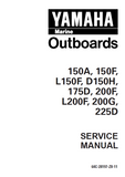 YAMAHA 150AET, C150TR OUTBOARD Service Repair Manual L: 305521 -