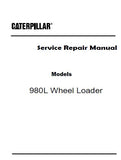 Caterpillar Cat 980L Wheel Loader (Prefix D8Z) Service Repair Manual (D8Z00001 and up)