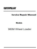 Caterpillar Cat 980M Wheel Loader (Prefix N8T) Service Repair Manual (N8T00001 and up)