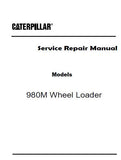 Caterpillar Cat 980M Wheel Loader (Prefix WW3) Service Repair Manual (WW300001 and up)