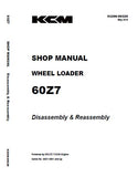 Kawasaki 60Z7 WHEEL LOADER Service Repair Manual (Serial No. 60D1-5001 and up)