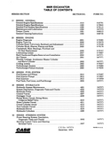 CASE 880R Excavator Service Repair Manual
