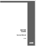 CASE 1000 Crawler Dozer Service Repair Manual