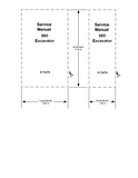 CASE 980 Excavator Service Repair Manual