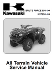 2008 KAWASAKI KVF650E8 Service Repair Manual
